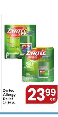 ACME Zyrtec allergy relief offer