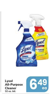 ACME Lysol all-purpose cleaner offer