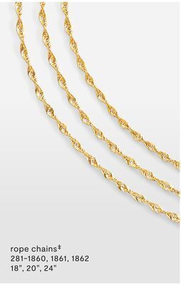 JC Penney Rope chains‡ offer