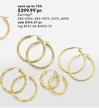 JC Penney Earrings‡ offer