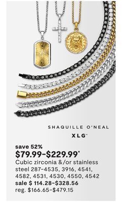 JC Penney Cubic zirconia &/or stainless steel offer