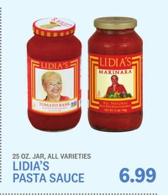 Kings Food Markets Lidia's pasta sauce offer