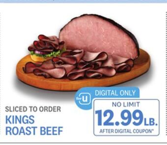 Kings Food Markets Kings roast beef offer