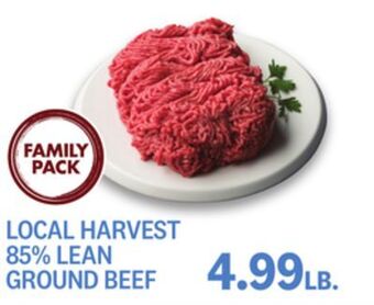Kings Food Markets Local harvest 85% lean ground beef offer