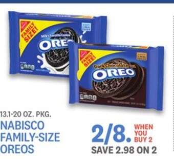 Kings Food Markets Nabisco family-size oreos offer