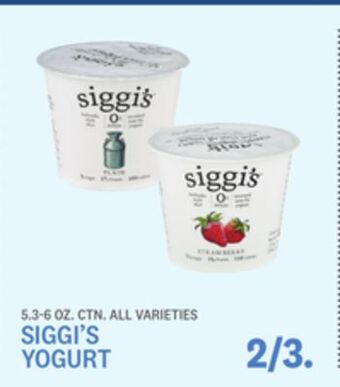 Kings Food Markets Siggi's yogurt offer