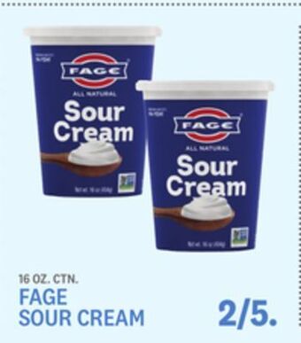 Kings Food Markets Fage sour cream offer