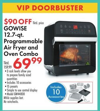 Boscov's Gowise 12.7-qt. programmable air fryer and oven combo offer