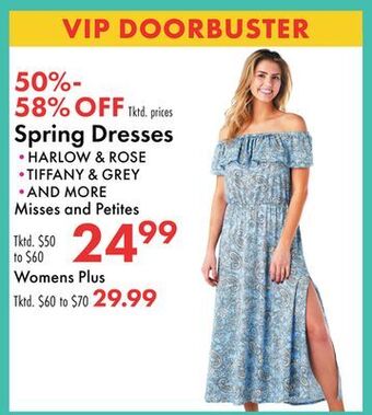 Boscov's Spring dresses offer