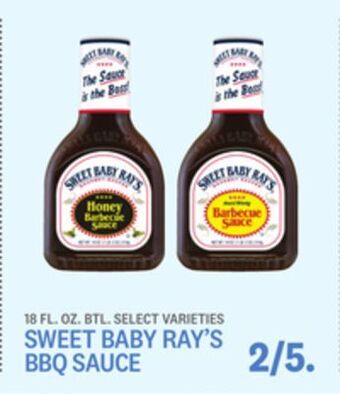 Kings Food Markets Sweet baby ray's bbq sauce offer