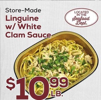 DeCicco & Sons Linguine w/white clam sauce offer