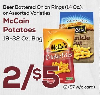 DeCicco & Sons Mccain potatoes offer