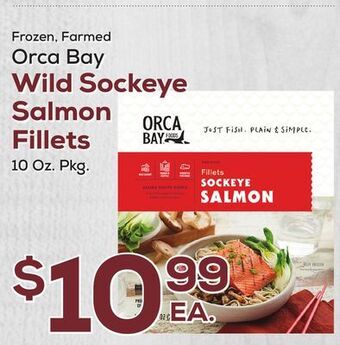 DeCicco & Sons Orca bay wild sockeye salmon fillets offer