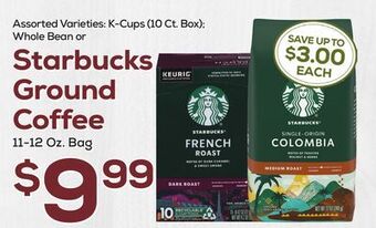 DeCicco & Sons Starbucks ground coffee offer