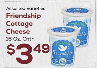DeCicco & Sons Friendship cottage cheese offer