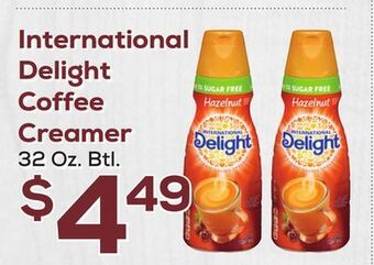 DeCicco & Sons International delight coffee creamer offer