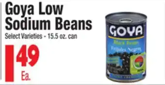 King Kullen Goya low sodium beans offer