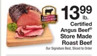 The Fresh Grocer Store made roast beef offer