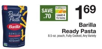 The Fresh Grocer Ready pasta offer