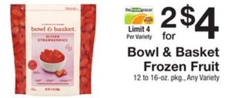 The Fresh Grocer Frozen fruit offer