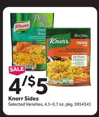 Stop&Shop Knorr sides offer