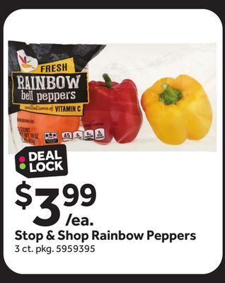 Stop&Shop Stop & shop rainbow peppers offer
