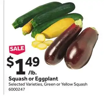 Stop&Shop Squash or eggplant offer