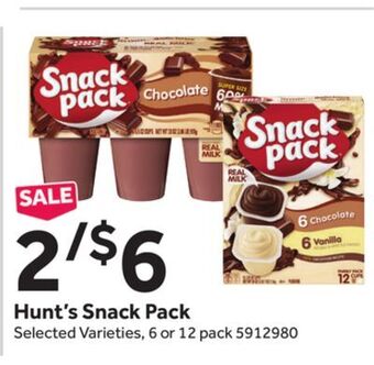 Stop&Shop Hunt's snack pack offer