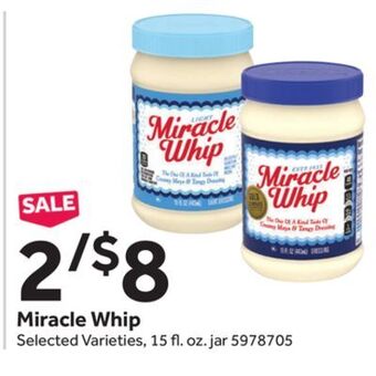 Stop&Shop Miracle whip offer
