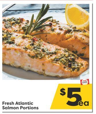 Weis Markets Fresh atlantic salmon portions offer