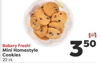 Weis Markets Mini homestyle cookies offer