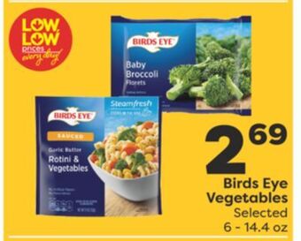 Weis Markets Birds eye vegetables offer