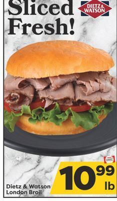Weis Markets Dietz & watson london broil offer