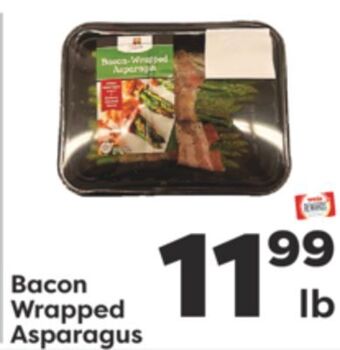 Weis Markets Bacon wrapped asparagus offer