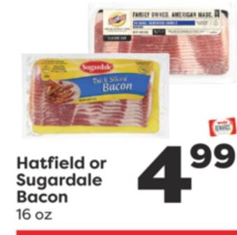 Weis Markets Hatfield or sugardale bacon offer