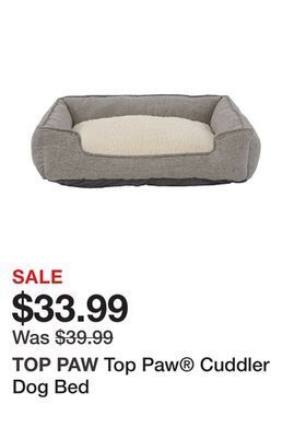 Petsmart Top paw® cuddler dog bed offer