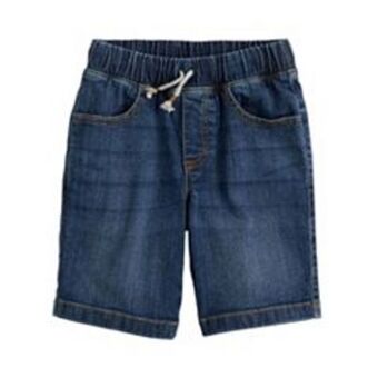Kohl's Boys 4-12 jumping beans® pull on denim shorts offer