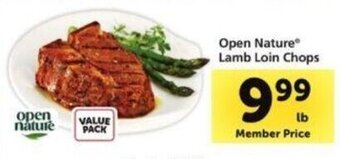 Safeway Open Nature Lamb Loin Chops offer