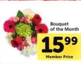 Safeway Bouquet of the Month offer