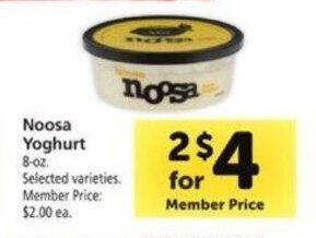 Safeway Noosa Yoghurt offer