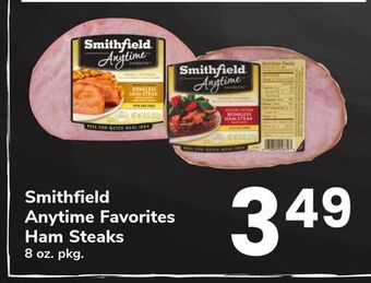 ACME Smithfield anytime favorites ham steaks offer