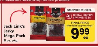 ACME Jack link's jerky mega pack offer