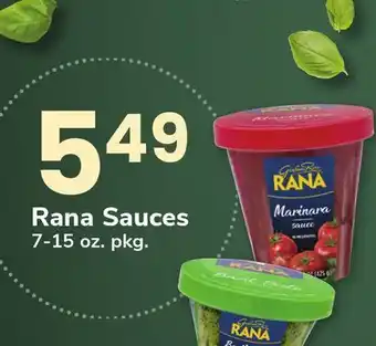 ACME Rana sauces offer