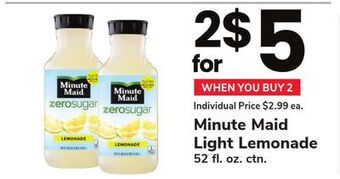 ACME Minute maid light lemonade offer