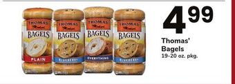 ACME Thomas' bagels offer