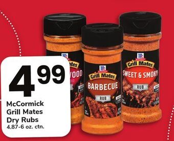 ACME Mccormick grill mates dry rubs offer