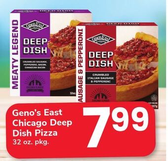 ACME Geno's east chicago deep dish pizza offer