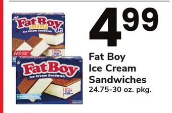 ACME Fat boy ice cream sandwiches offer