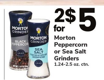ACME Morton peppercorn or sea salt grinders offer