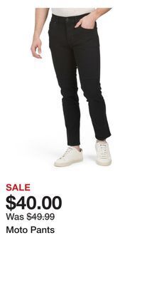 TJ Maxx Moto pants offer